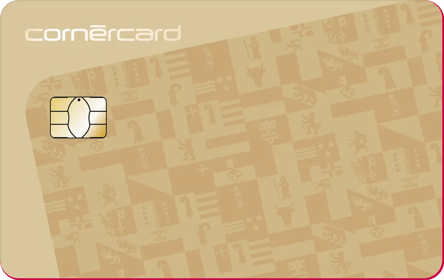 Cornèrcard Gold in Swiss design