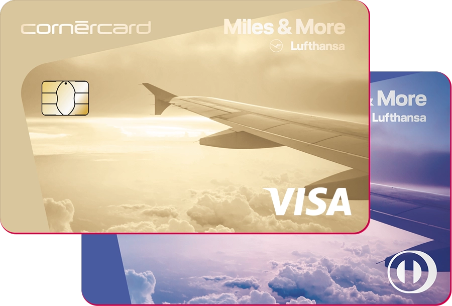Kredikarten Cornèrcard Miles & More Gold Visa/Mastercard + Diners für Privatkunden