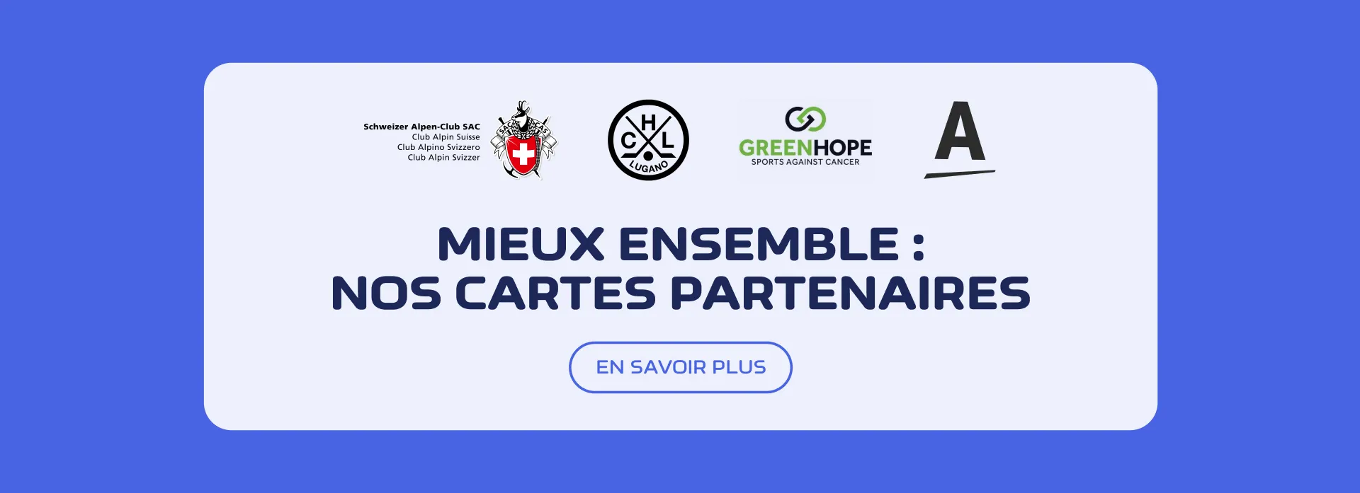 Mieux ensenble:nos cartes partenaires